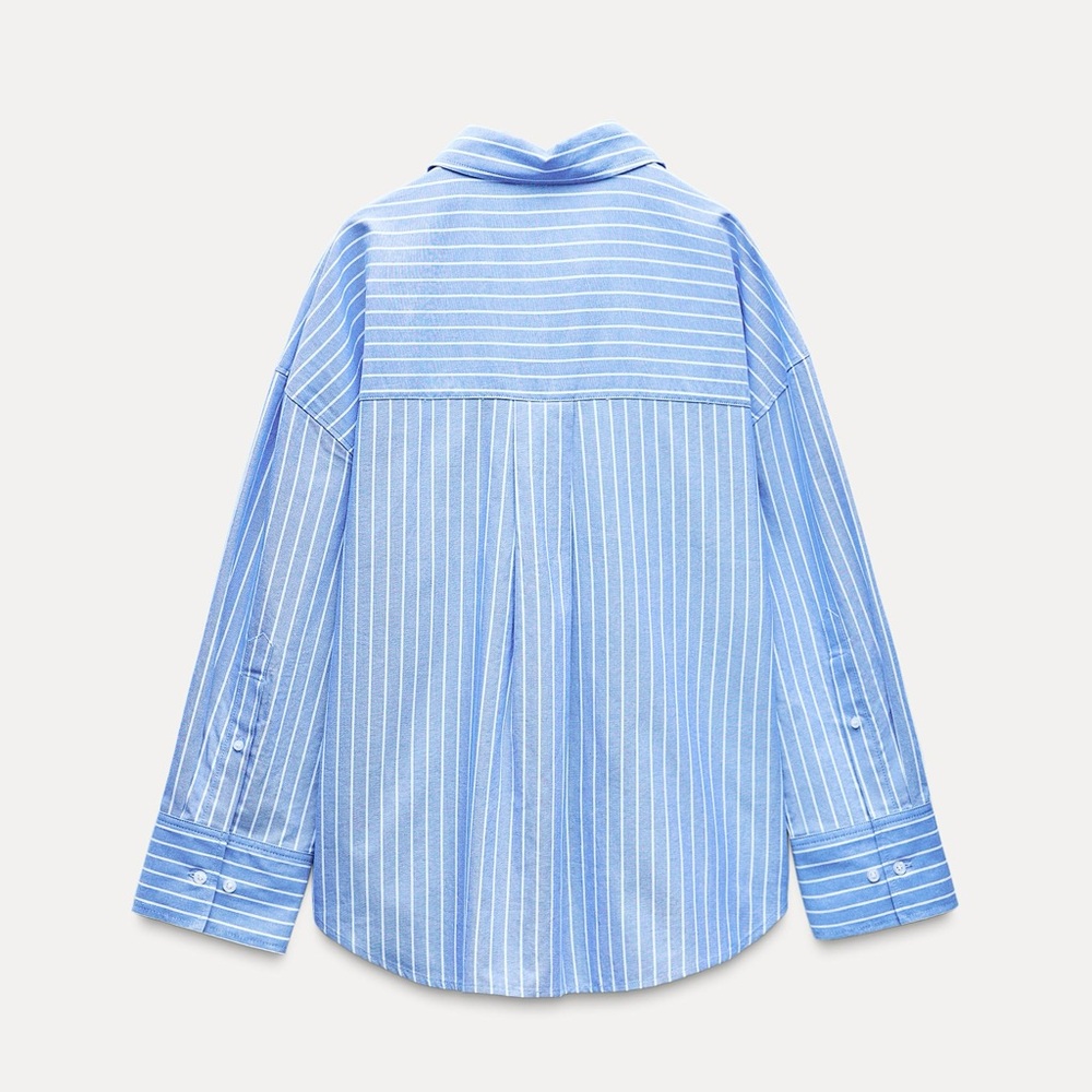 Zara striped oxford shirt - Picture 2 of 3